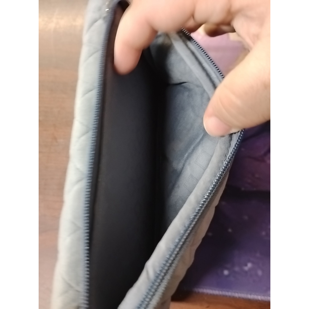 VERA BRADLEY Rfid Crossbody Wallet & Wristlet‎ Carbon Gray Velvet - Picture 5 of 5